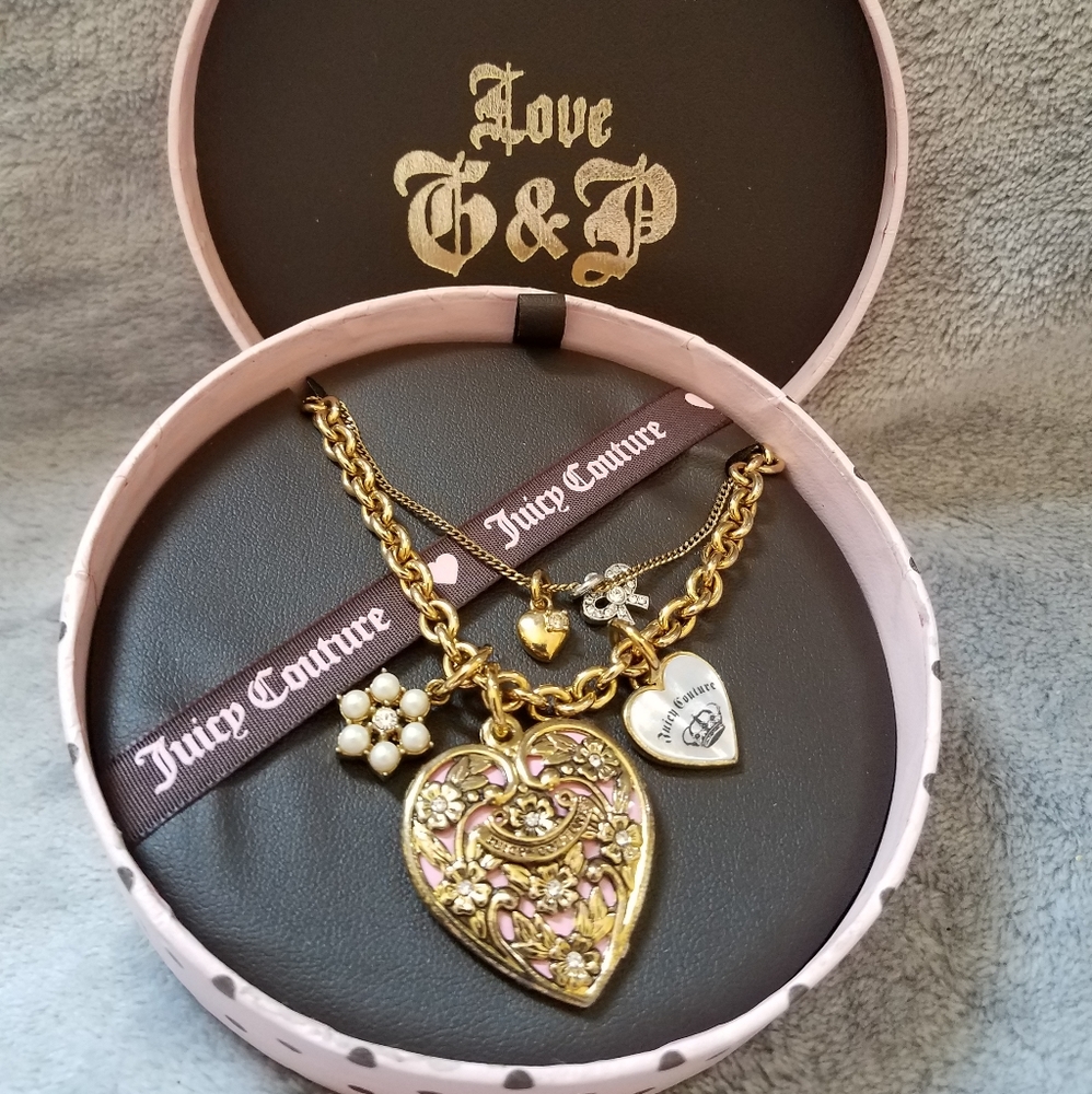 Vintage Juicy Couture Heart Necklace